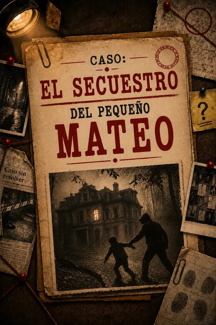 Cartel del caso: El rapto de Mateo Villar